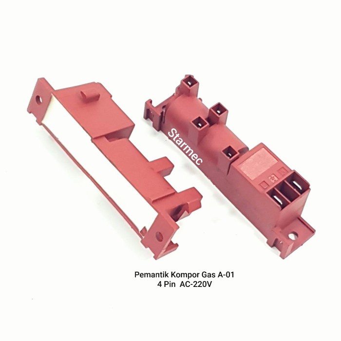 Pemantik Kompor Gas 4 PIN 1.5V AC DC - AC / Kompor Tanam Modena Aristona / Pemantik Api Kompor Gas E