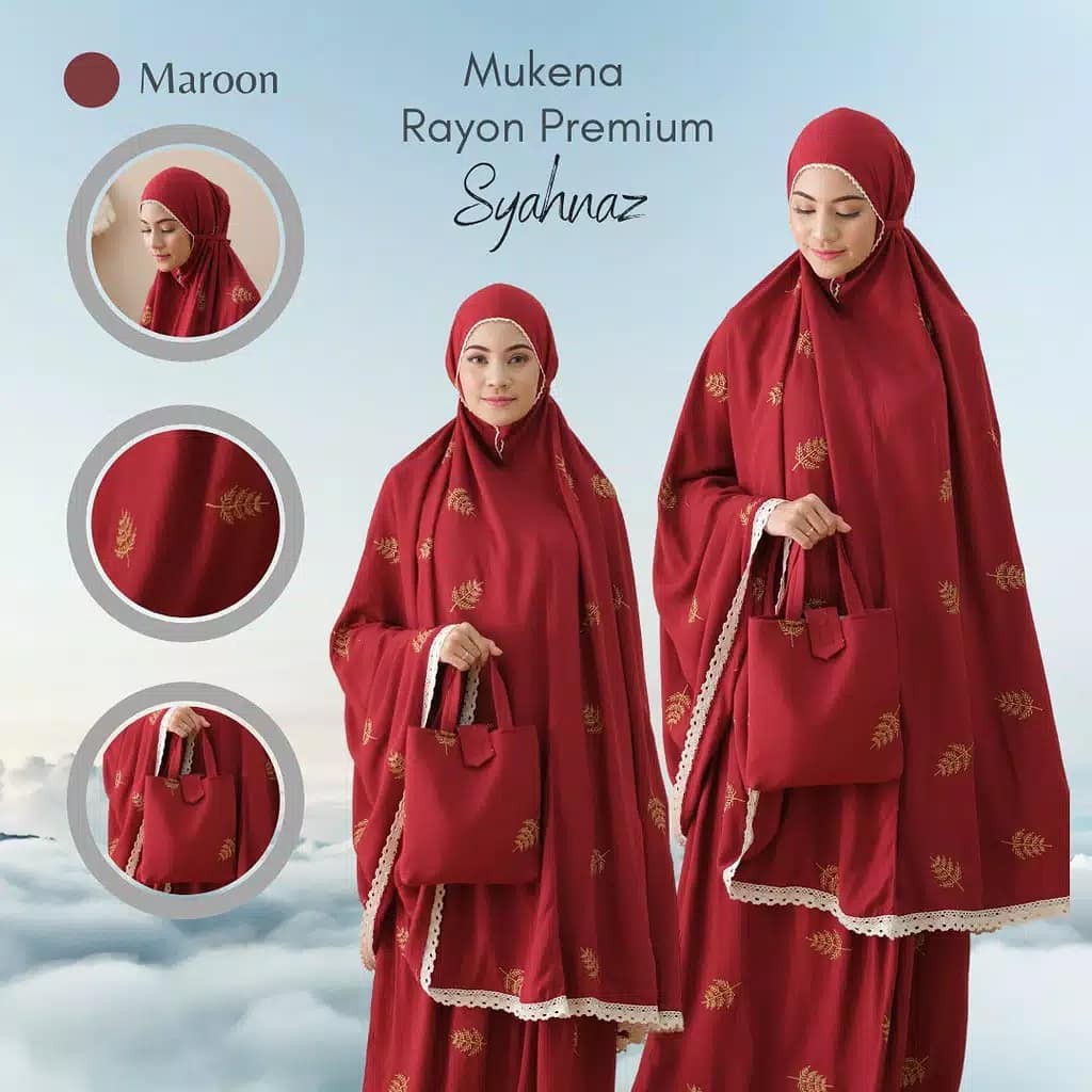 Mukena Rayon Dewasa Syahnaz - Gmf