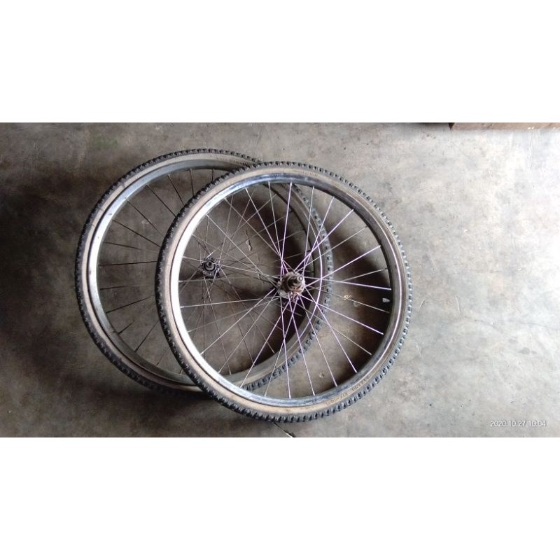 Velg sepeda/ wheelset besi japan 24 set | Shopee Indonesia