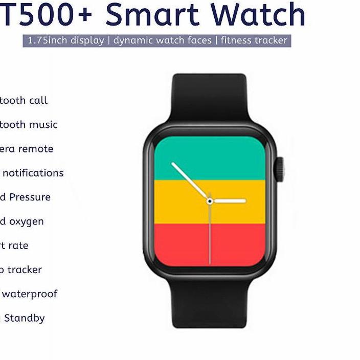 ☉ DENNOS T500+ Plus Smart Watch Jam Tangan Pintar hiwatch series 6 ♕