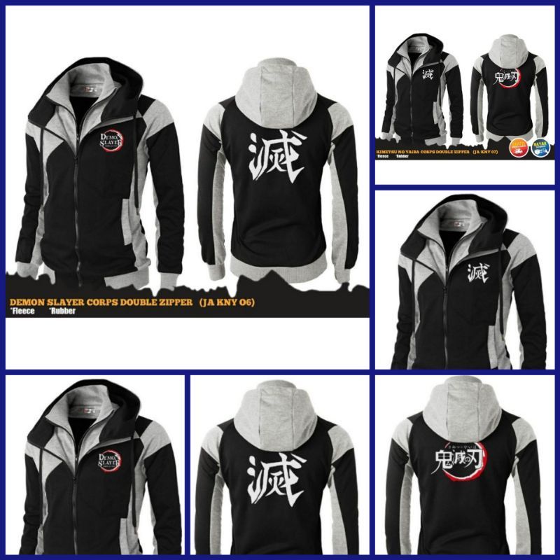 JAKET SWEATER HOODIE PRIA-WANITA ANIME DEMON SLAYER