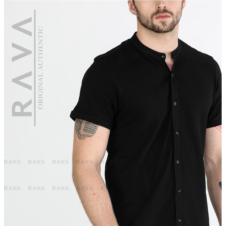 Bego Tcq Cardinal Kemeja Koko Casual Baju Muslim Pria Pakaian Cow PI207 Kemeja Baju Koko Muslim Po