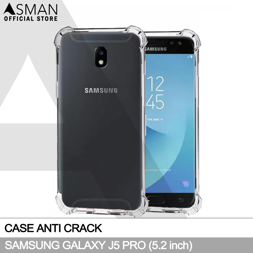 Anti Crack Samsung Galaxy J5 Pro (5.2&quot;) | Soft Case Anti Bentur - Clear