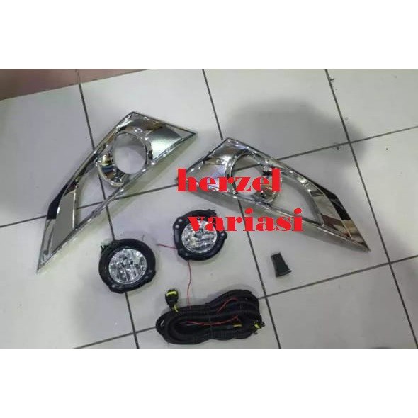 Paket Foglamp Lampu Kabut cover foglamp Daihatsu Sigra