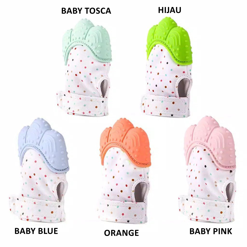 Baby Mitten / Teether Sarung Tangan Bayi / Gigitan Bayi