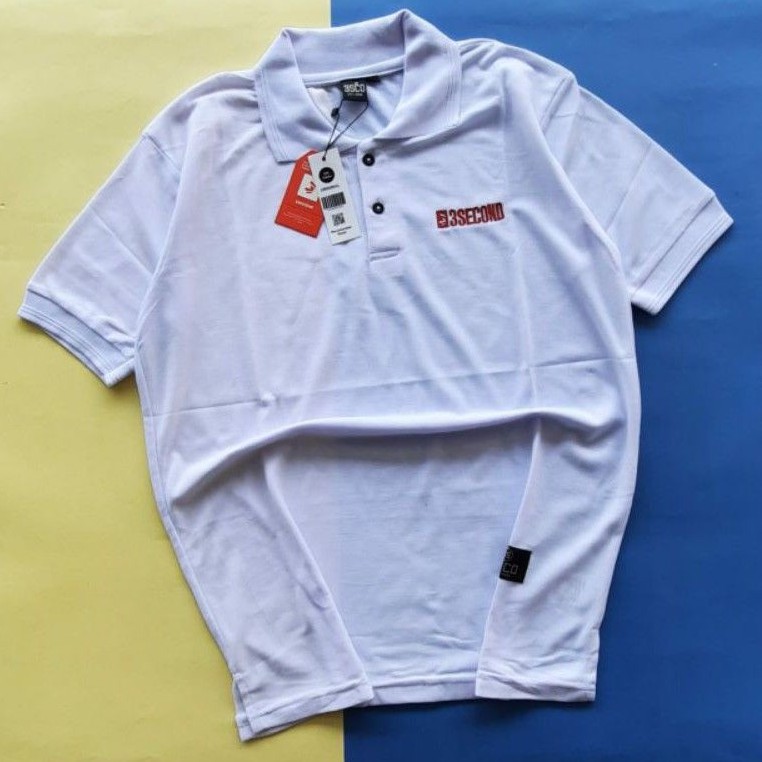 Polo Shirt 3Second Premium √ Kaos Polo 3Second √ Kaos Kerah √ Kaos Polo Pria