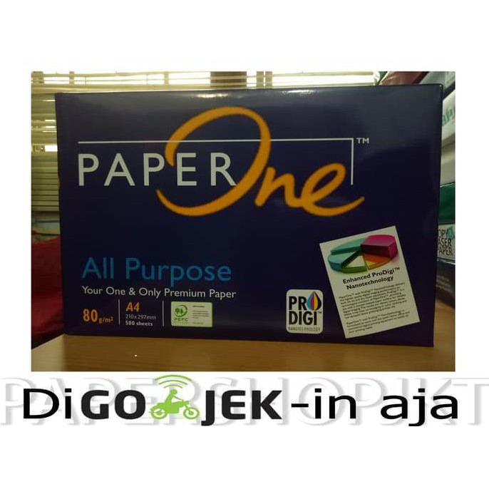 

KHUSUS GO-SEND TERMURAH! Kertas PAPERONE A4 80 Gram Office Paper Print BIG SALE