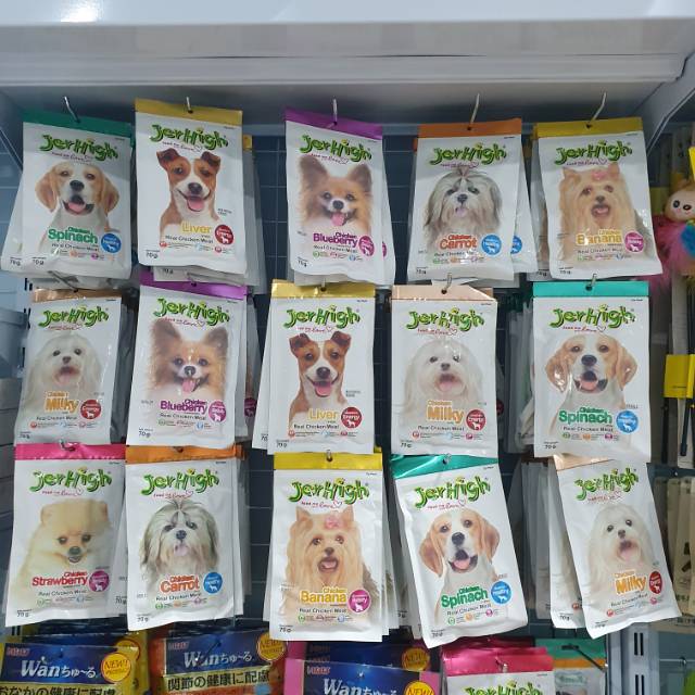 Jerhigh 70Gr / Snack Anjing / Real Chicken Meat / Jajanan / Cemilan Makanan