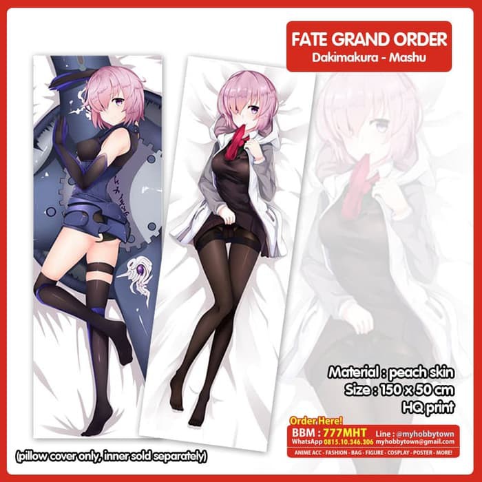 Sarung Bantal Anime Dakimakura Fate Grand Order : Mashu Kyrielight
