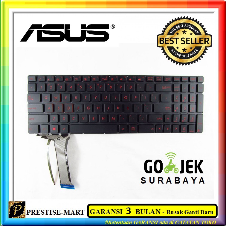 Keyboard Asus ROG GL552 GL522v GL552JX GL552VW GL552VX - Hitam