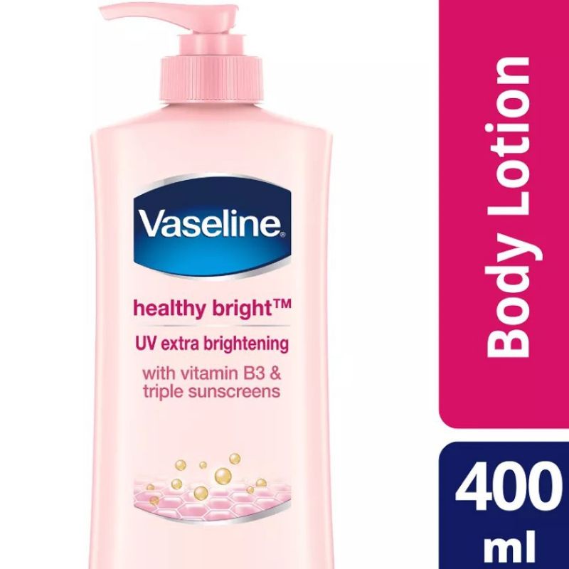 Vaseline Lotion Healthy White UV Brightening / Aloe Vera 200ml / 400ml