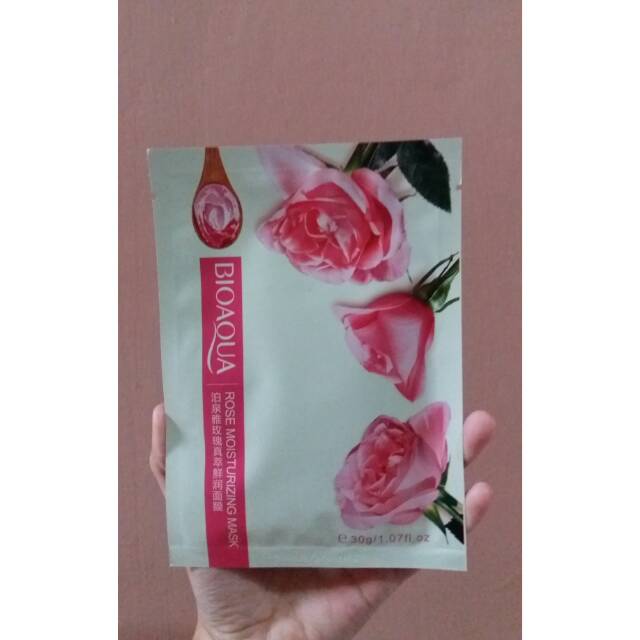 FACE MASK /MASKER BIOAQUA ROSE / MASK BIOAQUA