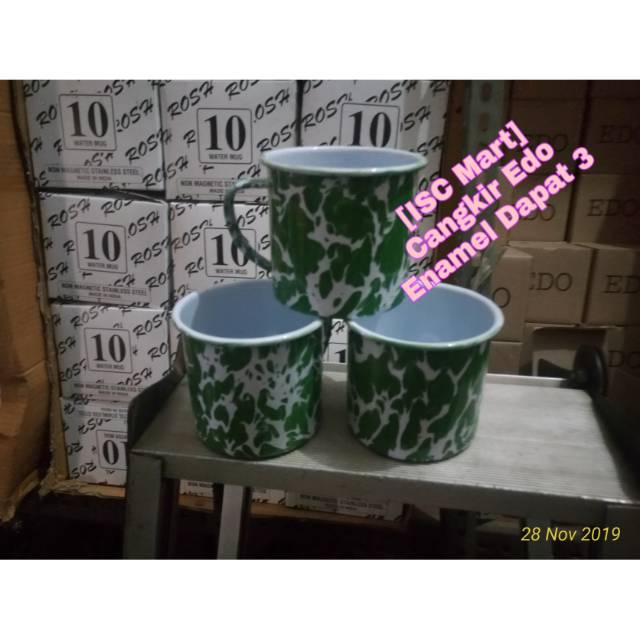 

Cangkir Edo Enamel 9 cm dapat 3