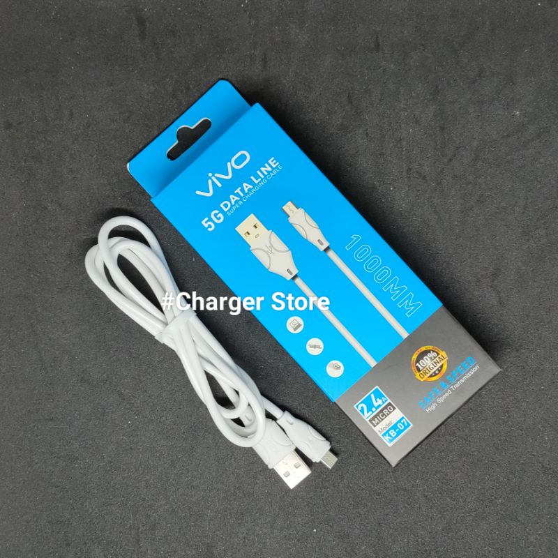 Kabel Data Vivo 2.4A Fast Charging Micro USB 5G Data Line Quick Charge