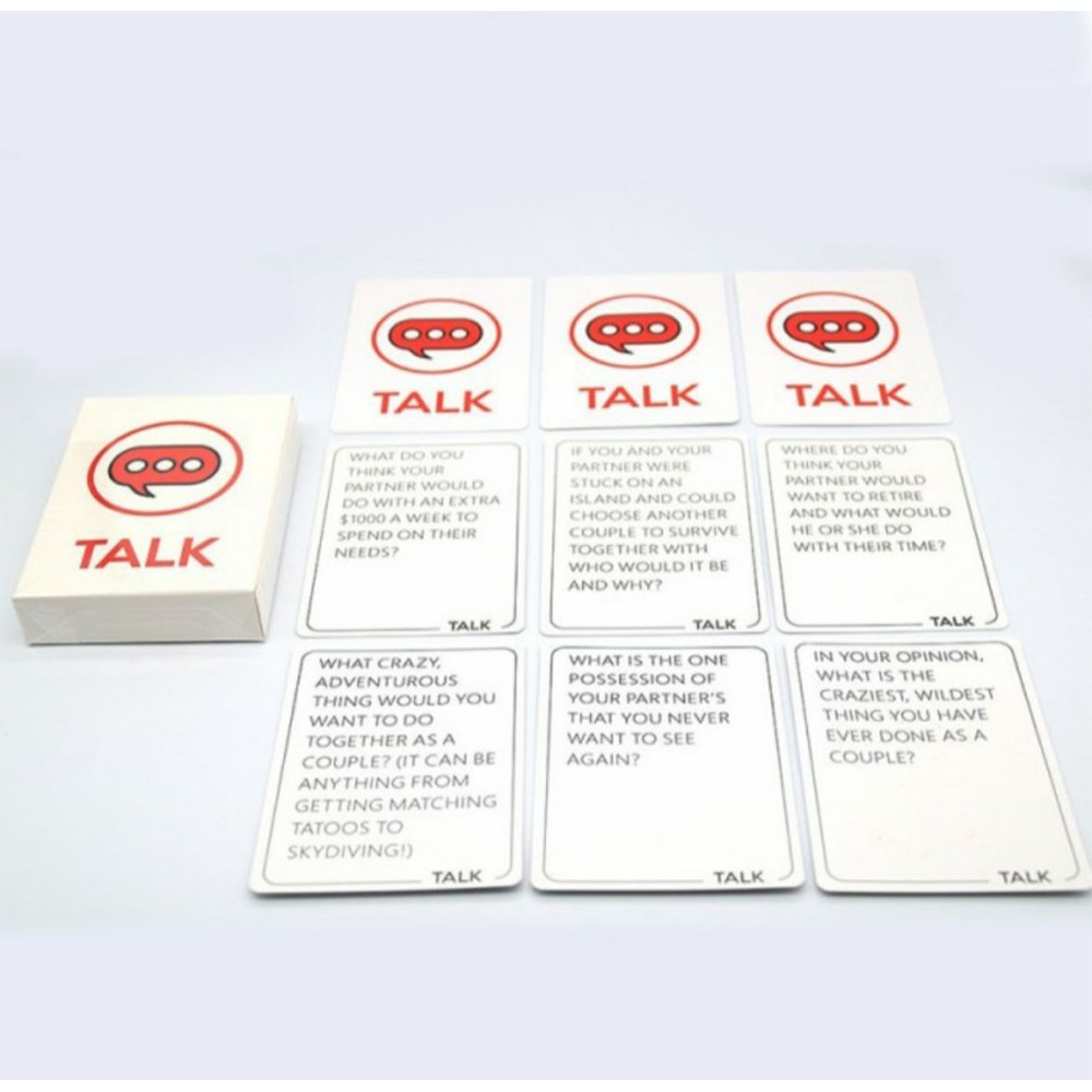 Talk Flirt Dare Couples Games Relationship Card Game Couple SATUAN - PILIH DI VARIASI