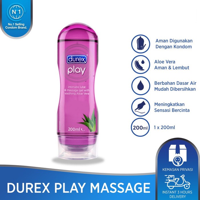 DUREX PLAY MASSAGE 2 IN 1 200ML PELUMAS