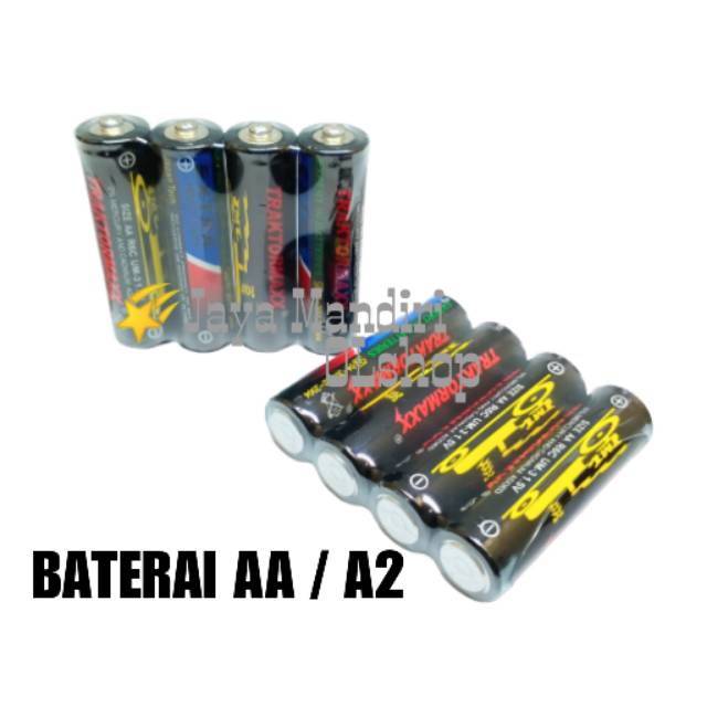 Baterai AA /A2 Battery AA /Batere Traktormaxx AA A2 R6C Non Mercury 1.5 Volt (4 pics)