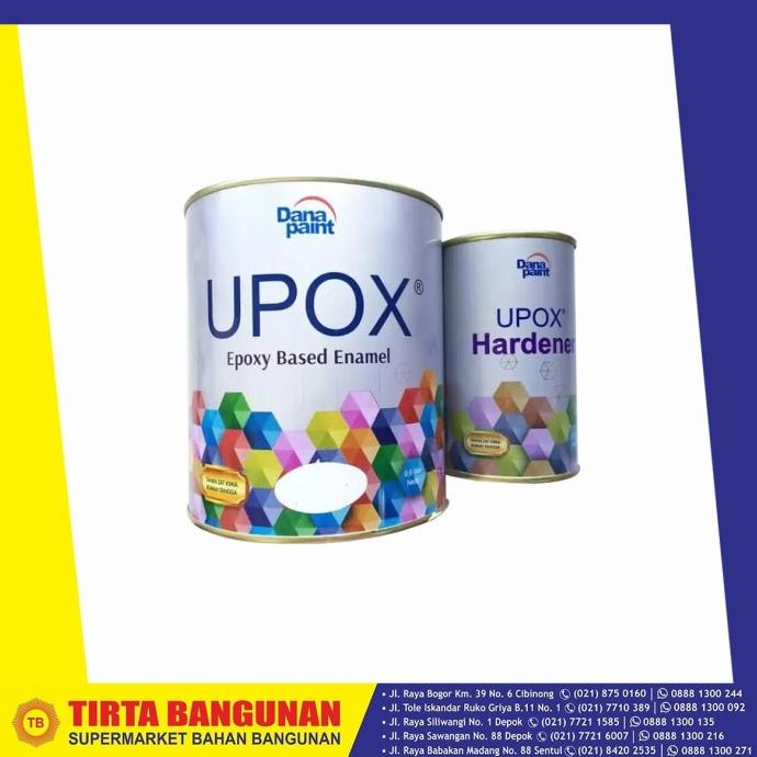 DANAPAINT UPOX CAT LANTAI KERAMIK /UPOX EPOXY + HARDENER 0.9 LT/SET
