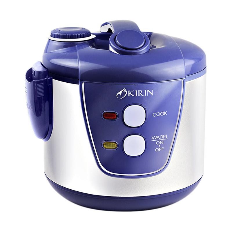 KIRIN KRC 389 Rice Cooker 2 liter Panci Luar Dalam Stenlies - BIRU