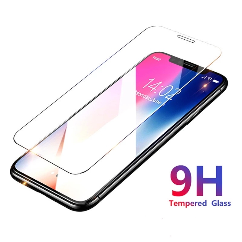 Tempered Glass Anti Sidik Jari Untuk Iphone 14 Pro Max 12 Pro Max 11 Pro X Xs Max Xr Se 2020 6 6s + 7 8 Plus