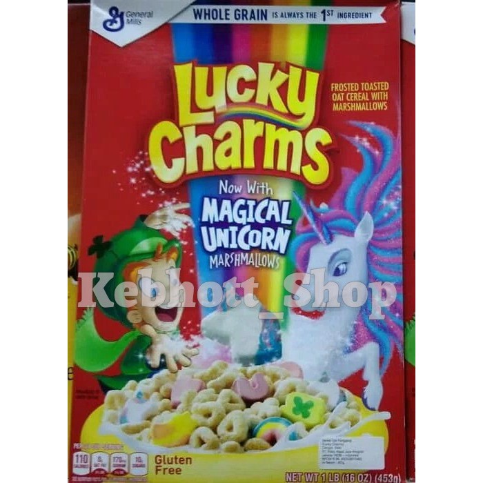 

sereal lucky charms luckycharm lucky charm cereal cereals 453 gr