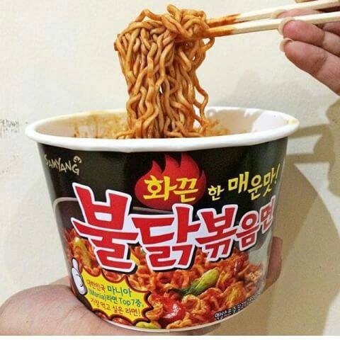 SAMYANG - HOT CHICKEN RAMEN ORIGINAL BOWL - 105 GR (MIE INSTAN KOREA)