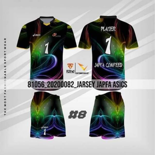 Baju voli printing murah baju bulu tangkis original regarsport