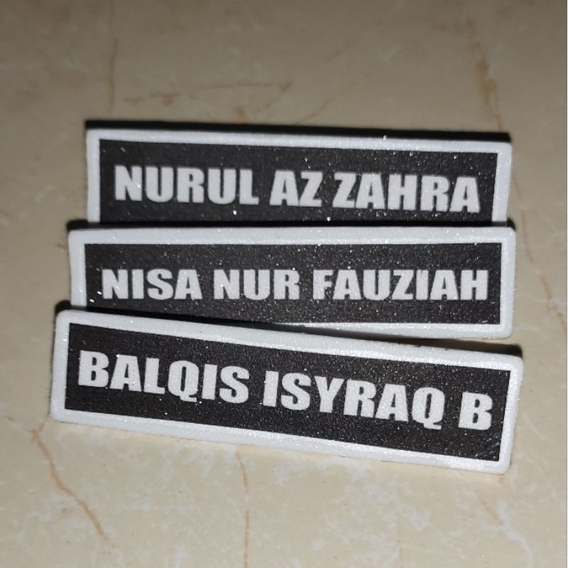 

Name Tag Pin / Name Tag Peniti / Pin nama peniti