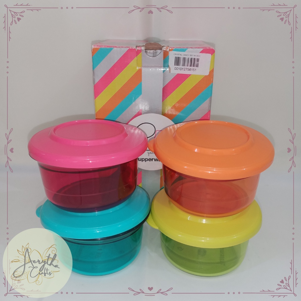 Tupperware Crystal Candy - Kotak Bekal - Tempat Makanan -- Toples Kecil