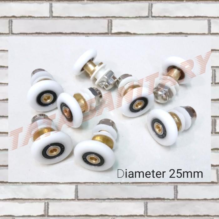 Hold | Roda Shower Box 25Mm/Roda Roller Kamar Mandi