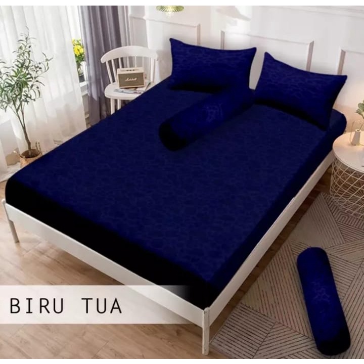 SPREI POLOS EMBOS ADEM, LEMBUT, &amp; ANTI LUNTUR BAHAN KATUN DISPERSE MIRIP BONITA