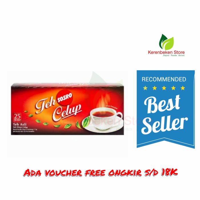 

teh celup sosro isi 25