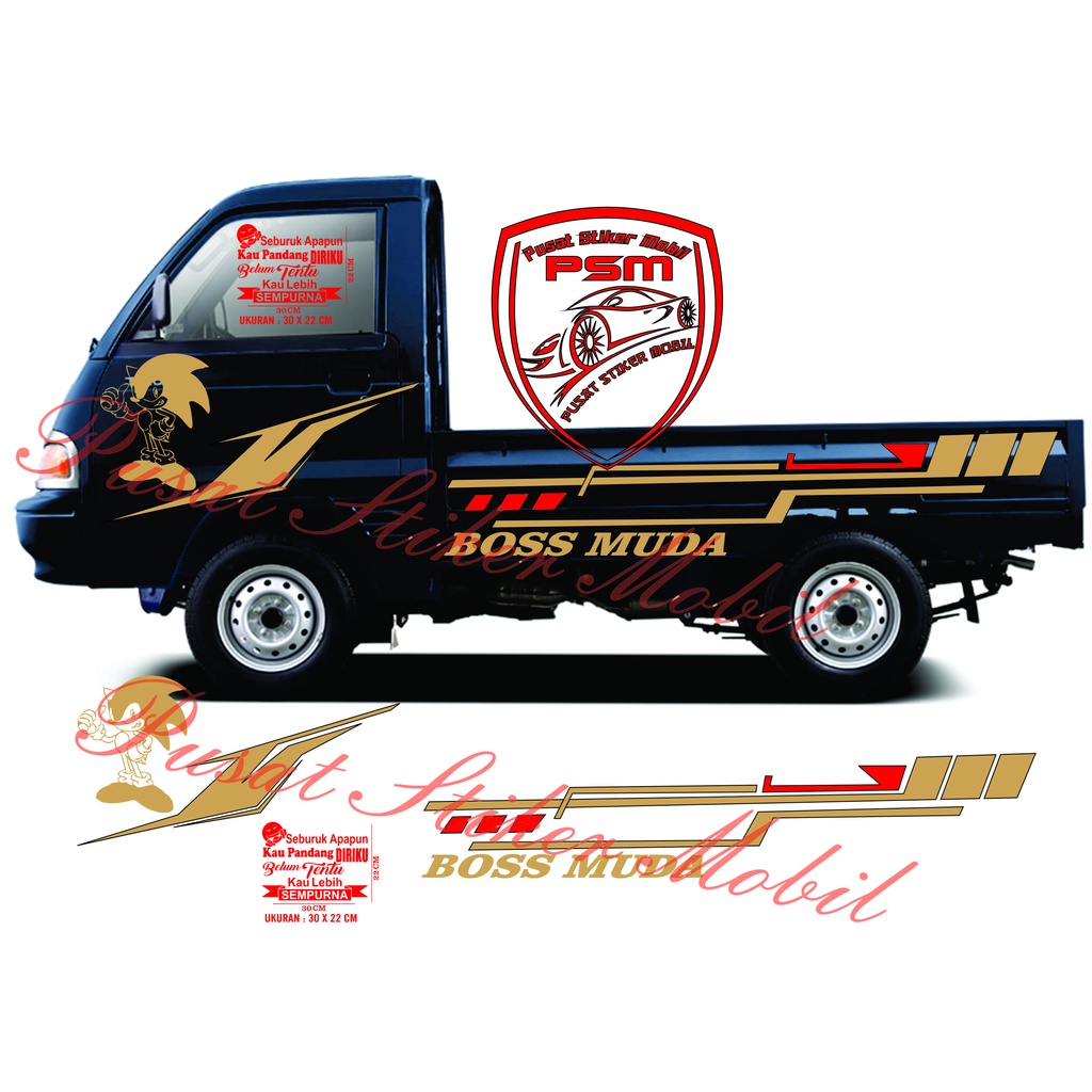 Sticker cutting mobil pick up ss carry futura Sticker Cutting Stiker Mobil Pickup Carry SS / Futura 