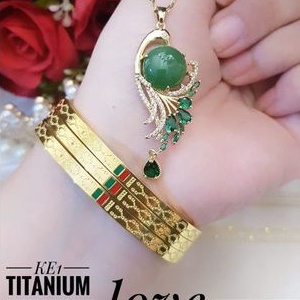 Titanium set gelang kalung y728