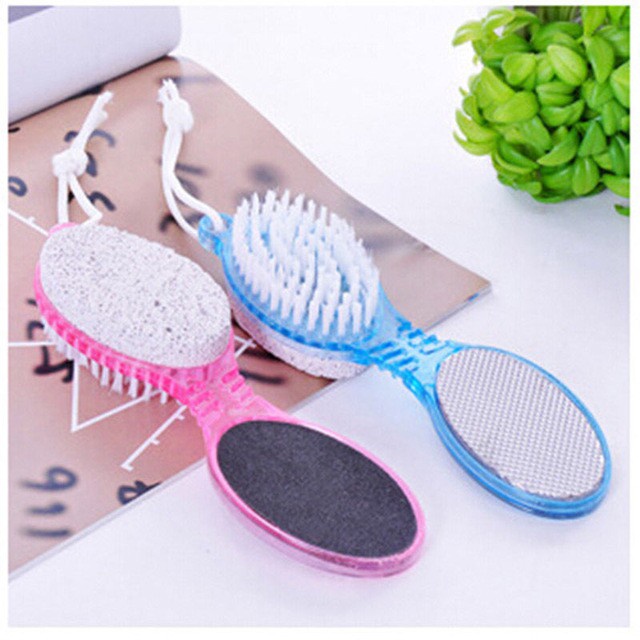 ALAT PEMBERSIH KAKI 4 IN 1 IMPORT BAHAN BAGUS FOOT BRUSH GOSOK SIKAT KAKI PEDICURE BATU APUNG