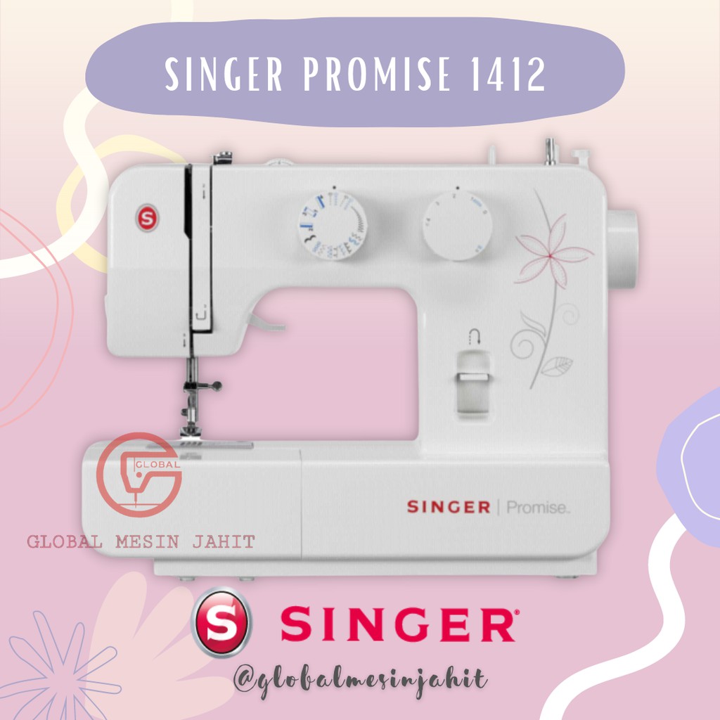 SINGER Promise 1412 Mesin Jahit Portable