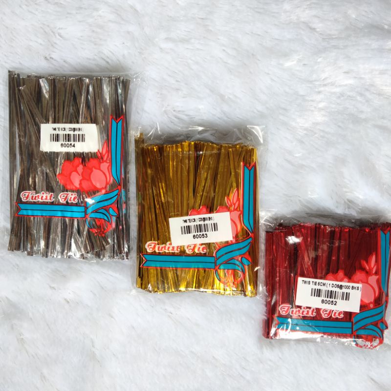 

Twist tie | Kawat tali Souvenir ukuran 6cm