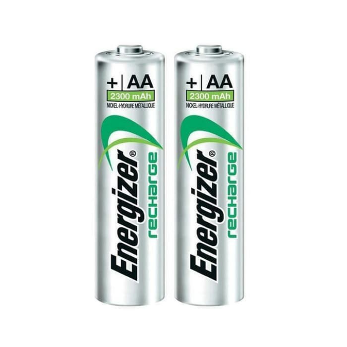 Baterai AA Energizer 2300mAh Recharger 1 Pack Isi 2 Pcs Batrai Isi Ulang Energizer A2