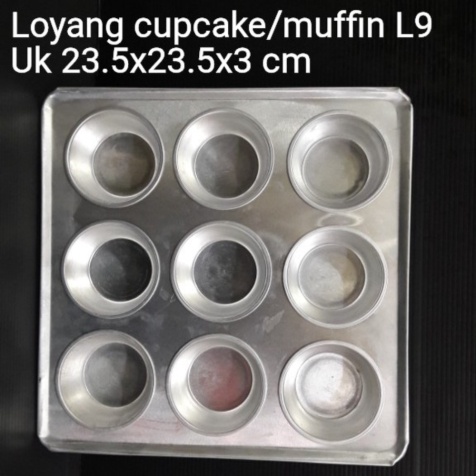 Berkualitas LOYANG KUE CUP CAKE / MUFFIN ALUMUNIUM LUBANG 6 / LYCCB9