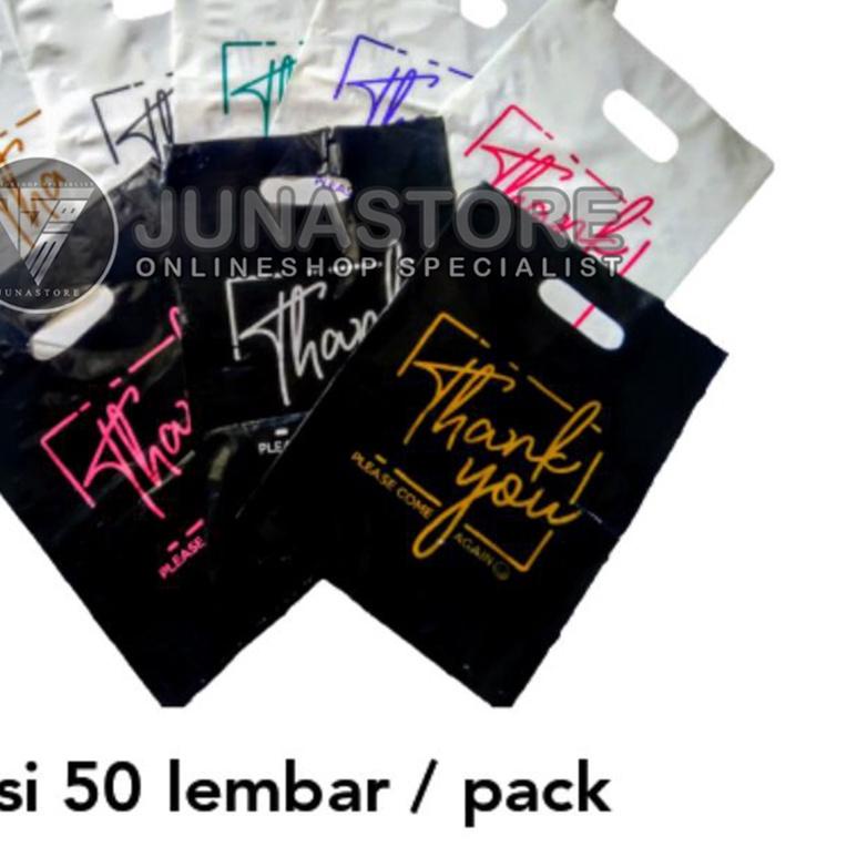 Plastik Plong Motif Thank You / Plastik Pond Motif Thank You 30x40