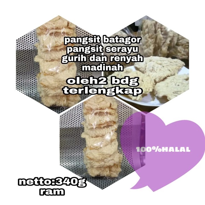 

KERIPIK PANGSIT BATAGOR PANGSIT SERAYU PSBB PNGSIT SERAYU BUATAN BDG