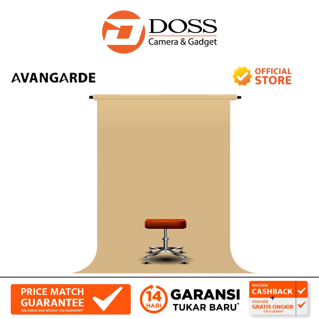 Avangarde Seamless Background Paper - 25 Beige