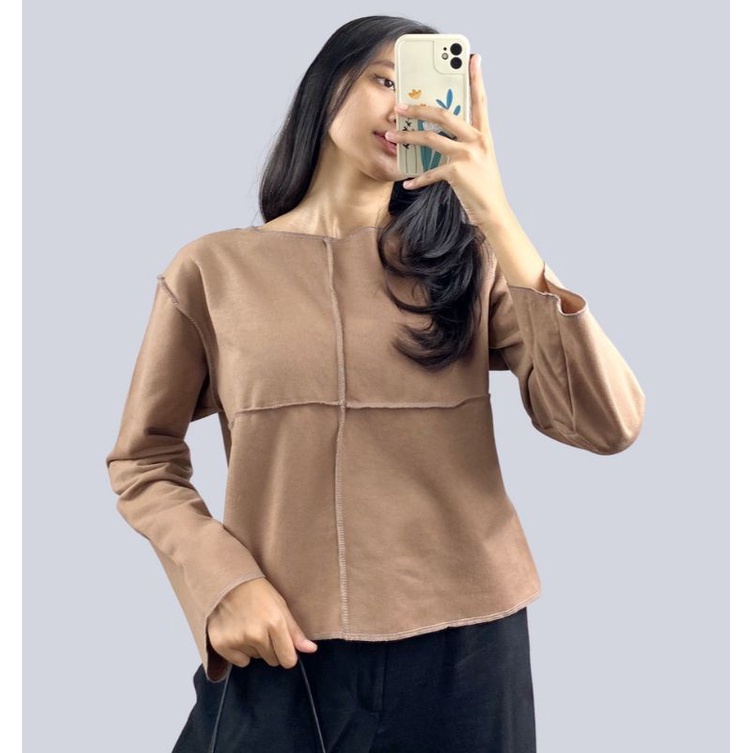 JAKET MIKAY TOP BLOUSE | sweater wanita