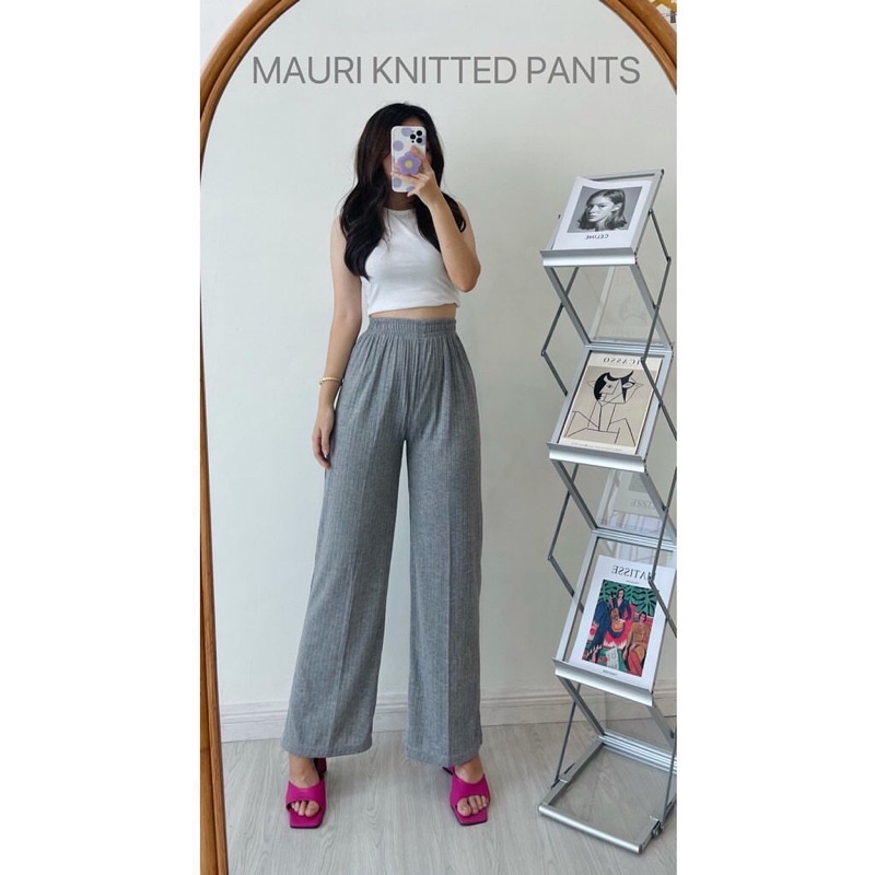 kulot knitted / mauri kulot / kulot stretch / kulot knitt pants