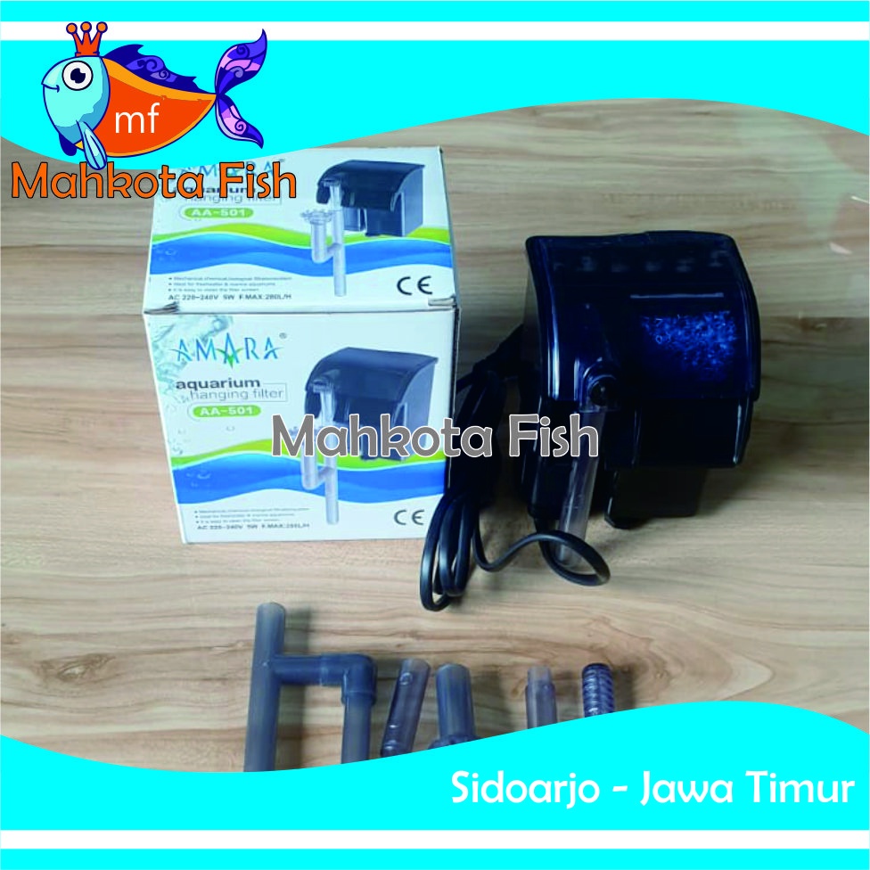 Filter Gantung | Hanging Filter Aquarium | HEMAT ENERGY (FREE Buble)