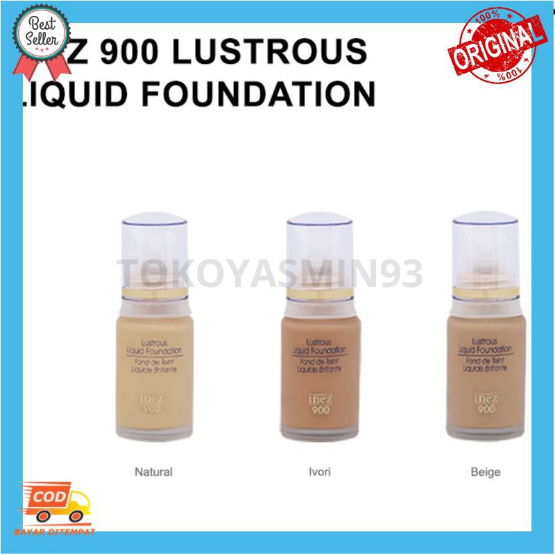 Inez 900 Lustrous Liquid Foundation Murah