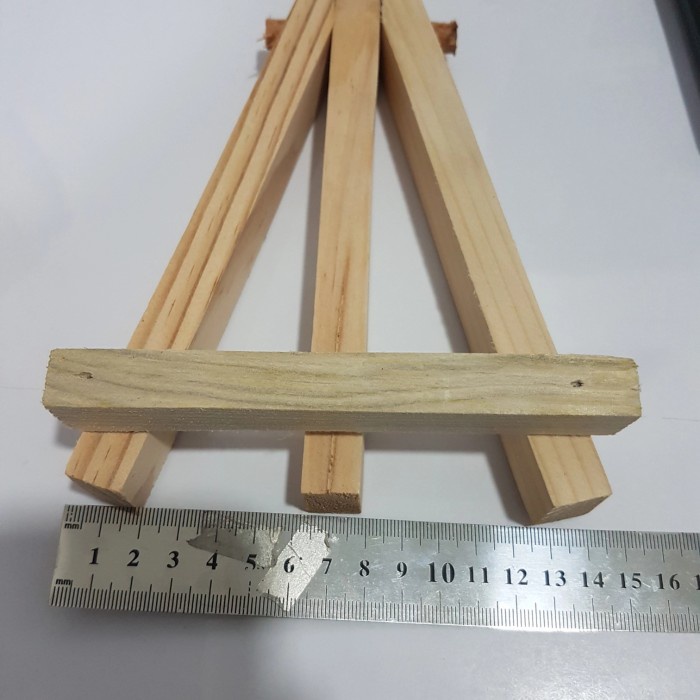 

Produk Terbaru Wooden Easel Stand Tripod Kanvas Phoyo Lukisan Uk 20X12Cm Art Diy Craf