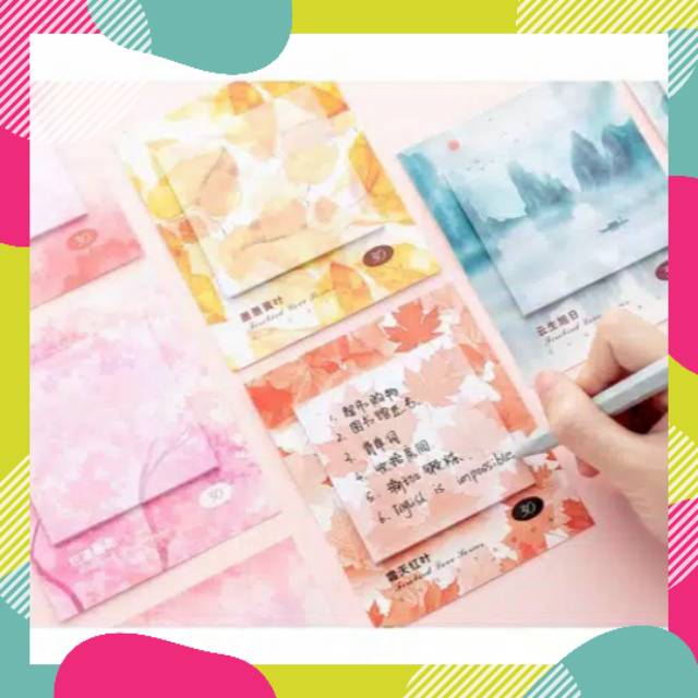 

STICKY NOTES BERTEMA PEMANDANGAN