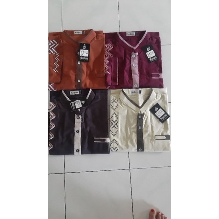 Baju Koko Pria Katun Toyobo Halus Elegan Murah