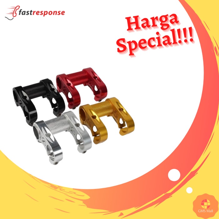 Double Stem Sepeda Lipat Handlebar Riser Standar 25.4 mm Stem Litepro